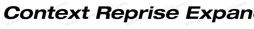 Context Reprise Expanded SSi Expanded字体转换